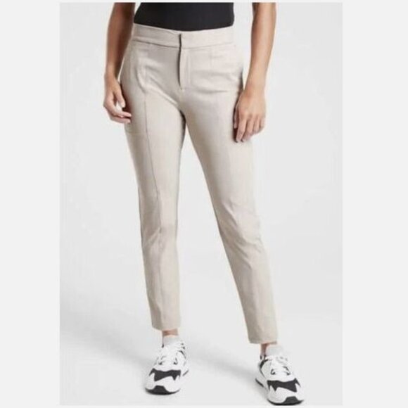 ATHLETA Wander Stash Skinny Pant Abalone Beige Size 4 - Picture 6 of 12